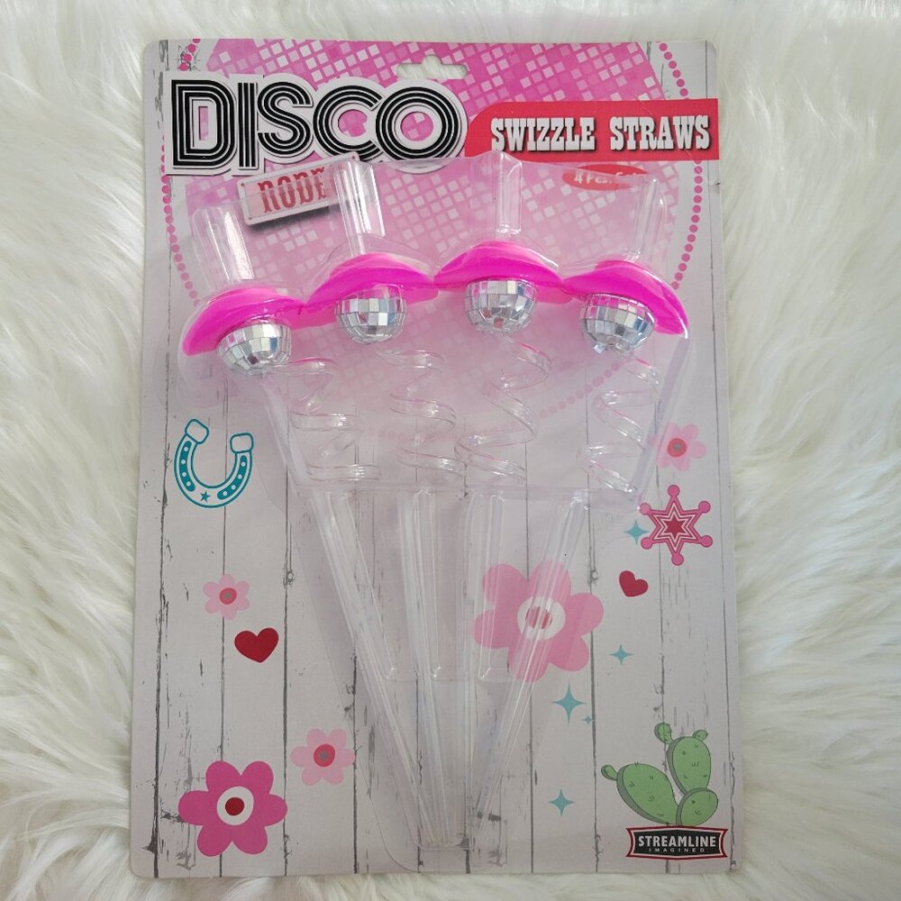 Disco Rodeo Swizzle Straw Set